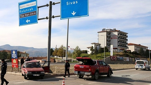 Hekimhan'da trafik kazası: 1 yaralı