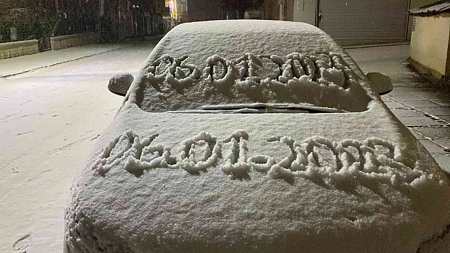 Her kış metrelerce karın yağdığı Karlıova yeni beyaza büründü