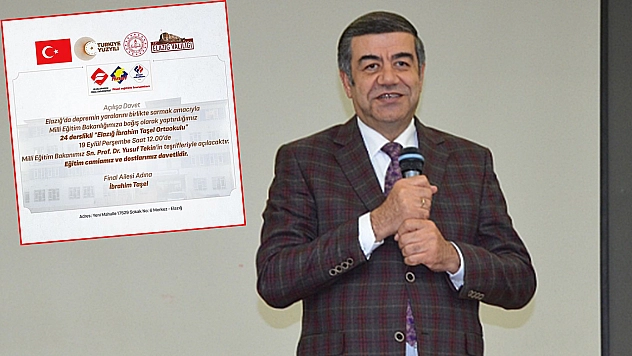 İbrahim Taşel'den açılışa davet