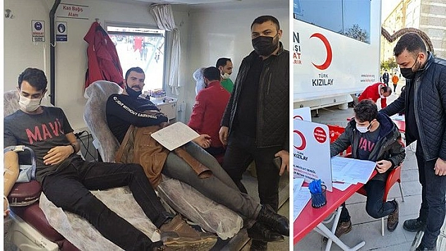 İYİ Gençlerden kan bağışına destek