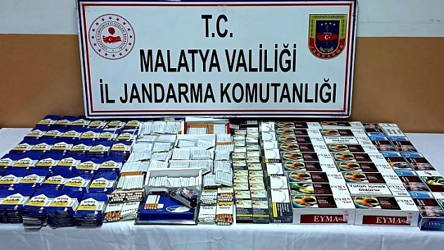 Jandarma'dan kaçak sigara operasyonu