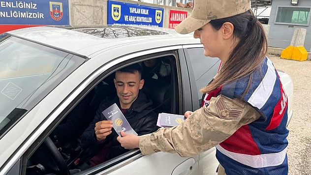 Jandarmadan  kadına yönelik şiddetle mücadele çalışması