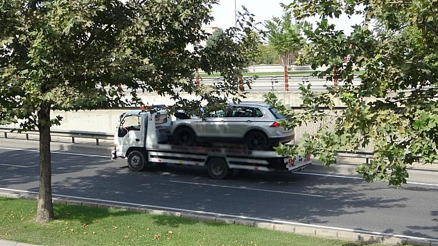 Kamyona Arkadan Çarptı!