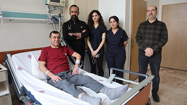 Kapalı damarı Almanya'da açılmayınca, Elazığ'a gelip sağlığına kavuştu