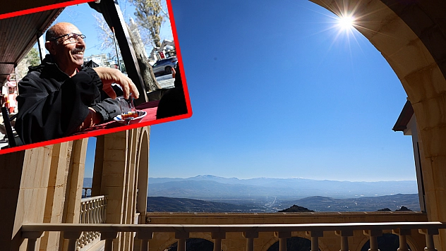 Kar Beklenen Elazığ'da Harput baharı yaşıyor