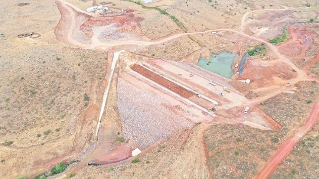 Karakoçan Bazlama Barajı ve Sulaması İnşaatı Çalışmaları Devam Ediyor