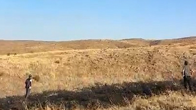 Karakoçan'da yangın