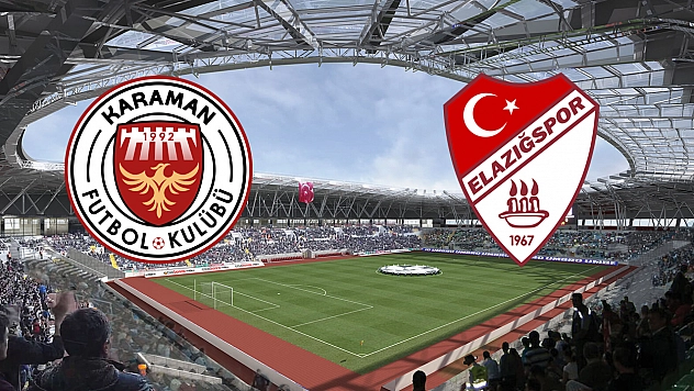 Karaman FK- Elazığspor maçı canlı anlatım