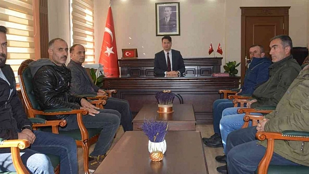 Kaymakam Gürses muhtarlar ile bir araya geldi