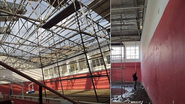 Keban Spor Salonu yenileniyor