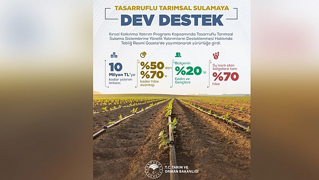 Kırsal kalkınmada yeni destekler Resmi Gazete'de yayımlandı
