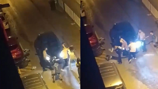 Kız Arkadaşlarıyla Kavga Etti, Sokak Boks Ringine Döndü