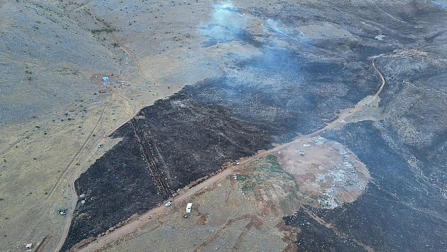 Komşu İlde 4 Ayrı Noktada Anız ve Orman Yangını