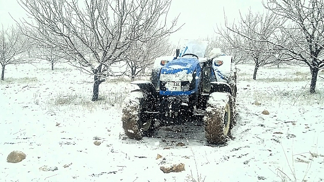 Komşu İlde Kar Yağışı Etkili Oldu