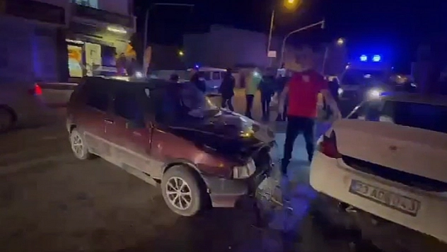 Kovancılar da kaza:2 yaralı