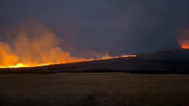 Kovancılar'da yangın büyüyor