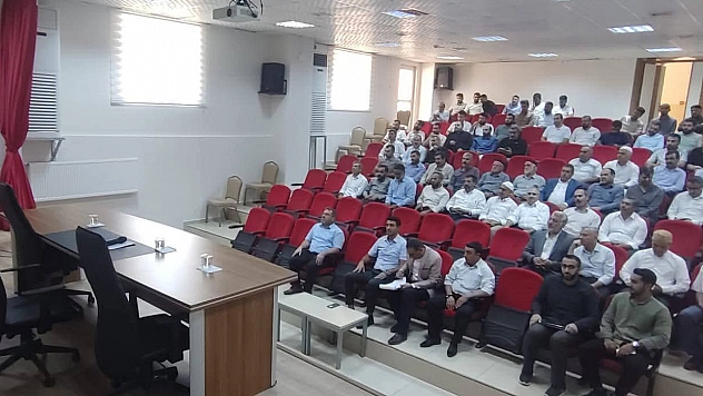 Kovancılar İlçe Müftülüğü aylık personel toplantısı yapıldı