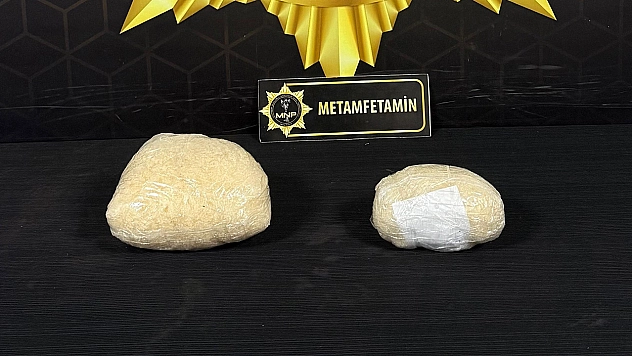 Malatya'da 1 kilo 769 gram metamfetamin ele geçirildi