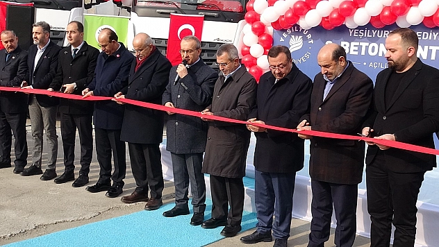 Malatya'da 70 milyon TL'lik beton santrali hizmete açıldı