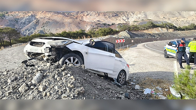Malatya'da araç kontrolden çıktı: 1 yaralı