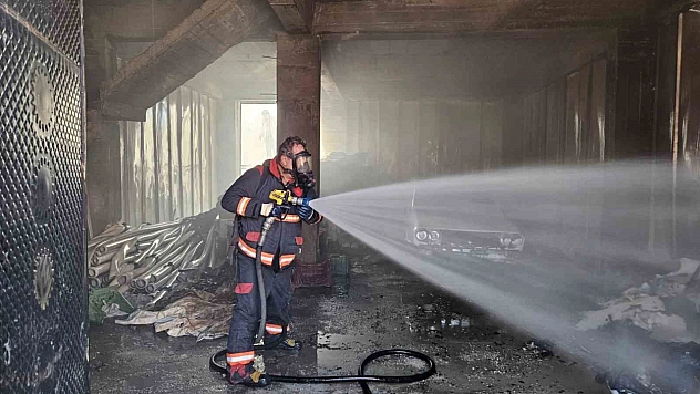 Malatya'da depo yangını