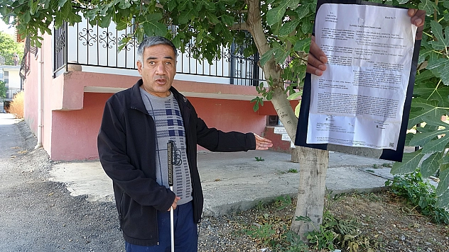 Malatya'da görme engelli öğretmene sulama borcu şoku