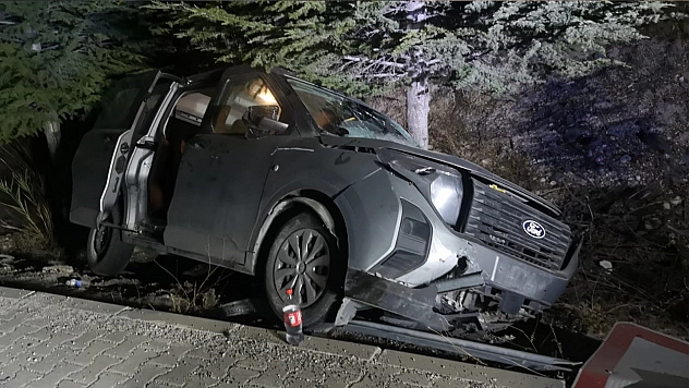 Malatya'da hafif ticari araç kontrolden çıktı