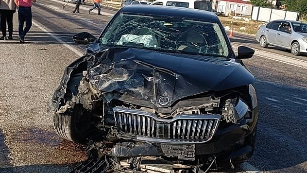 Malatya'da iki araç çarpıştı: 2 yaralı