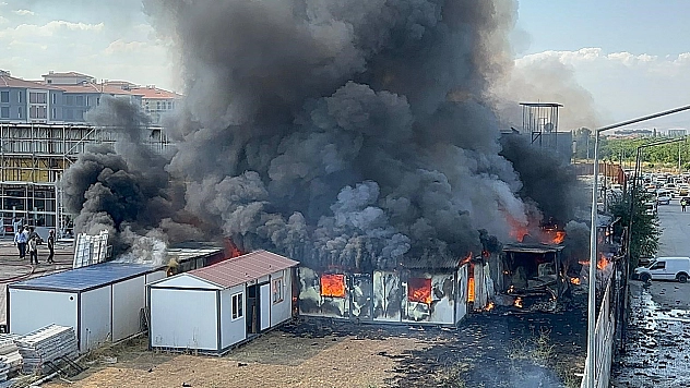 Malatya'da korkutan yangın!