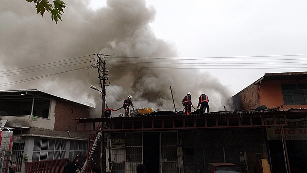 Malatya'da korkutan yangın