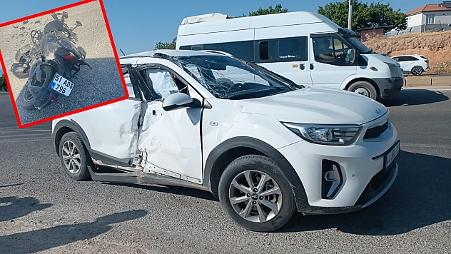 Malatya'da otomobil ile motosiklet çarpıştı: 1 ağır yaralı