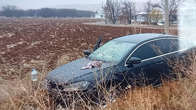 Malatya'da otomobil tarlaya uçtu: 4 yaralı