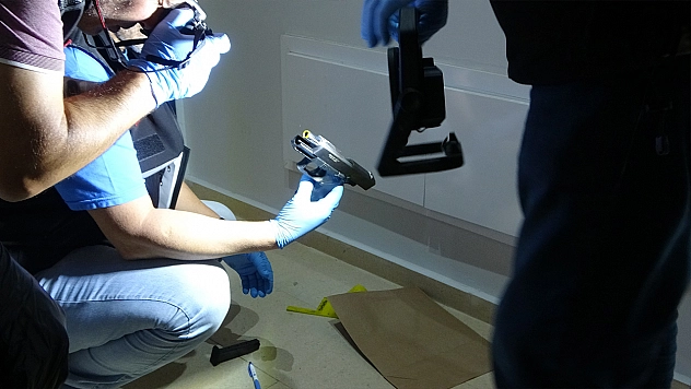 Malatya'da Posta kutusunda tabanca paniği