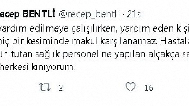 Malatya'da sağlık çalışanlarına saldıran şahıs tutuklandı