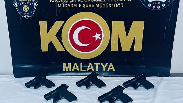 Malatya'da silah kaçakçılığı operasyonu: 1 gözaltı