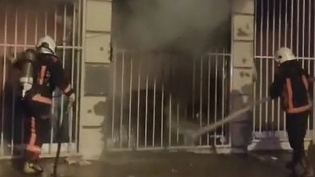 Malatya'da tekstil atölyesinde korkutan yangın