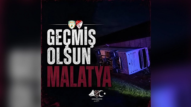 Malatya Yeşilyurtspor taraftarları kaza geçirdi