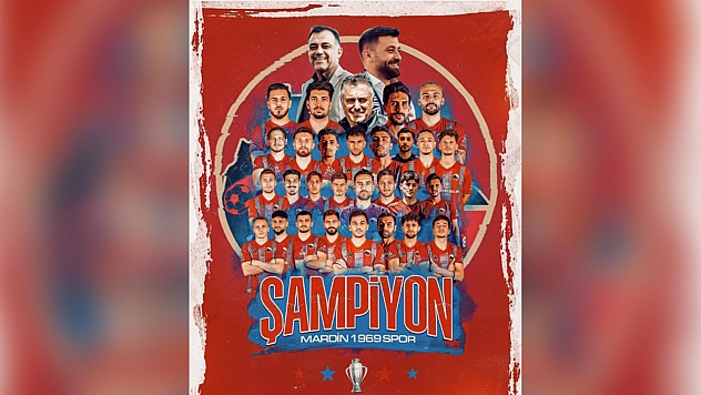 Mardin 1969 Spor 'şampiyonluğunu ilan etti'
