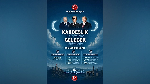 MHP Elazığ'da ilçe kongre takvimini duyurdu