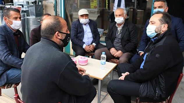 Milletvekili Ağar Çarşı Mahallesinde Esnafları Ziyaret Etti