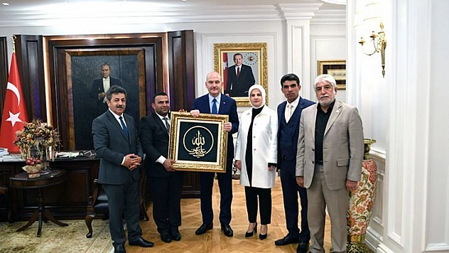 Milletvekili Balık ve Beraberindeki Heyet, Bakan Soylu'yu Ziyaret Etti