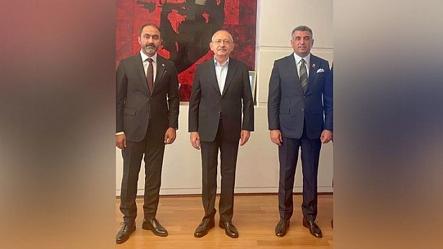 Milletvekili Erol ve İl Başkanı Duran Genel Başkan Kılıçdaroğlu'nu ziyaret etti