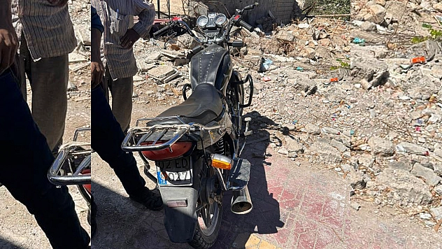 Motosiklet Devrildi, 76 Yaşındaki Sürücü Yaralandı!