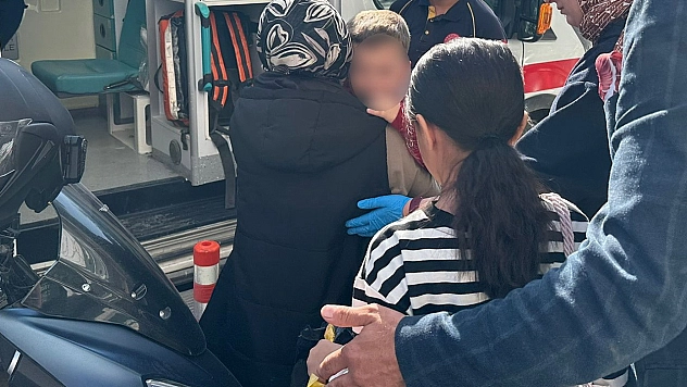 Motosikletin çarptığı çocuk yaralandı