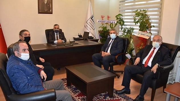 MTSO Başkanı Sadıkoğlu'ndan Böke'ye hayırlı olsun ziyareti