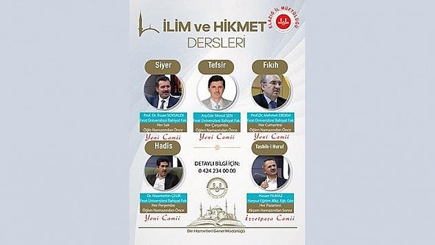 Müftülük 'İlim ve Hikmet Dersleri' Başlattı