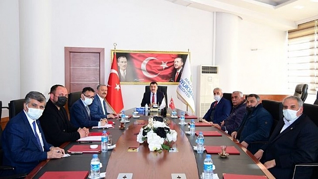 Muhtarlardan Başkan Gürkan'a ziyaret