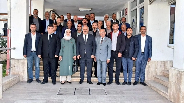 Muhtarlardan Başkan Zelyurt'a ziyaret