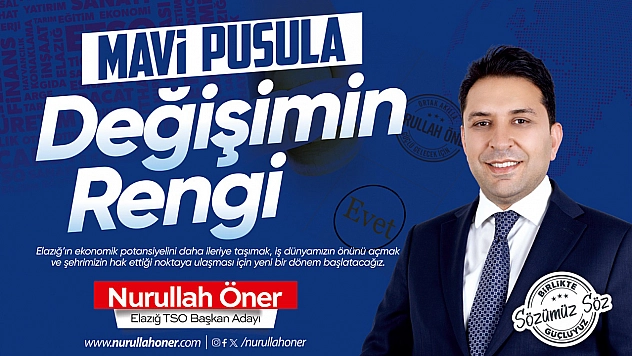 Nurullah Öner'in seçim rengi belli oldu: 'Mavi Pusula'