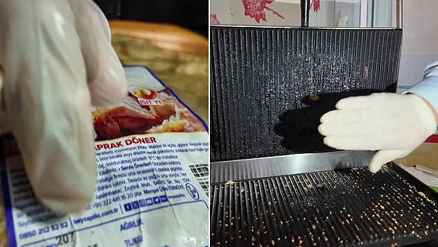 Okul kantininde mide bulandıran görüntü
